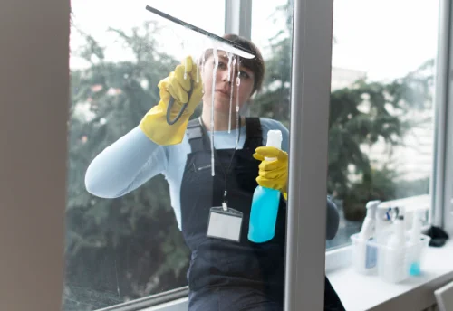 Nettoyage de vitres intérieures et extérieures à Navenne